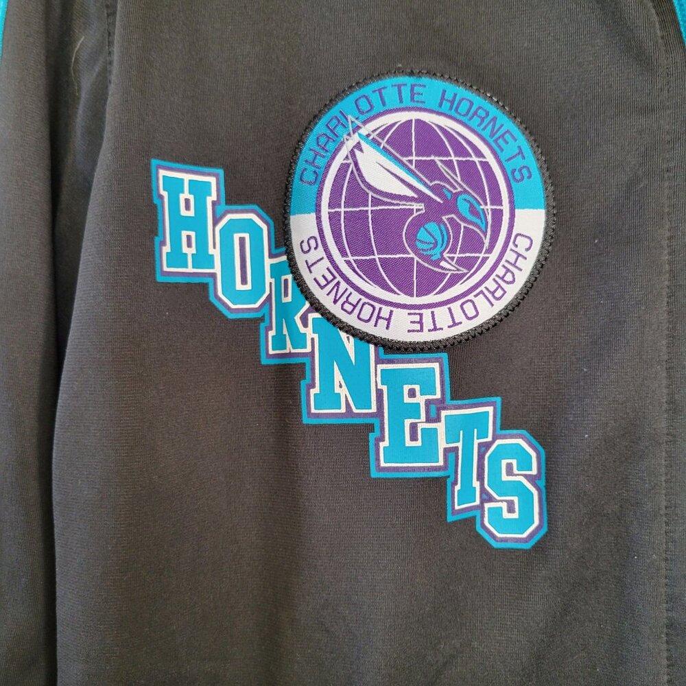 NBA Black and Blue Hornets Jacket - Picture 6 of 8